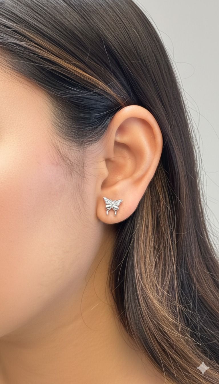 Fluttering Butterfly Studs