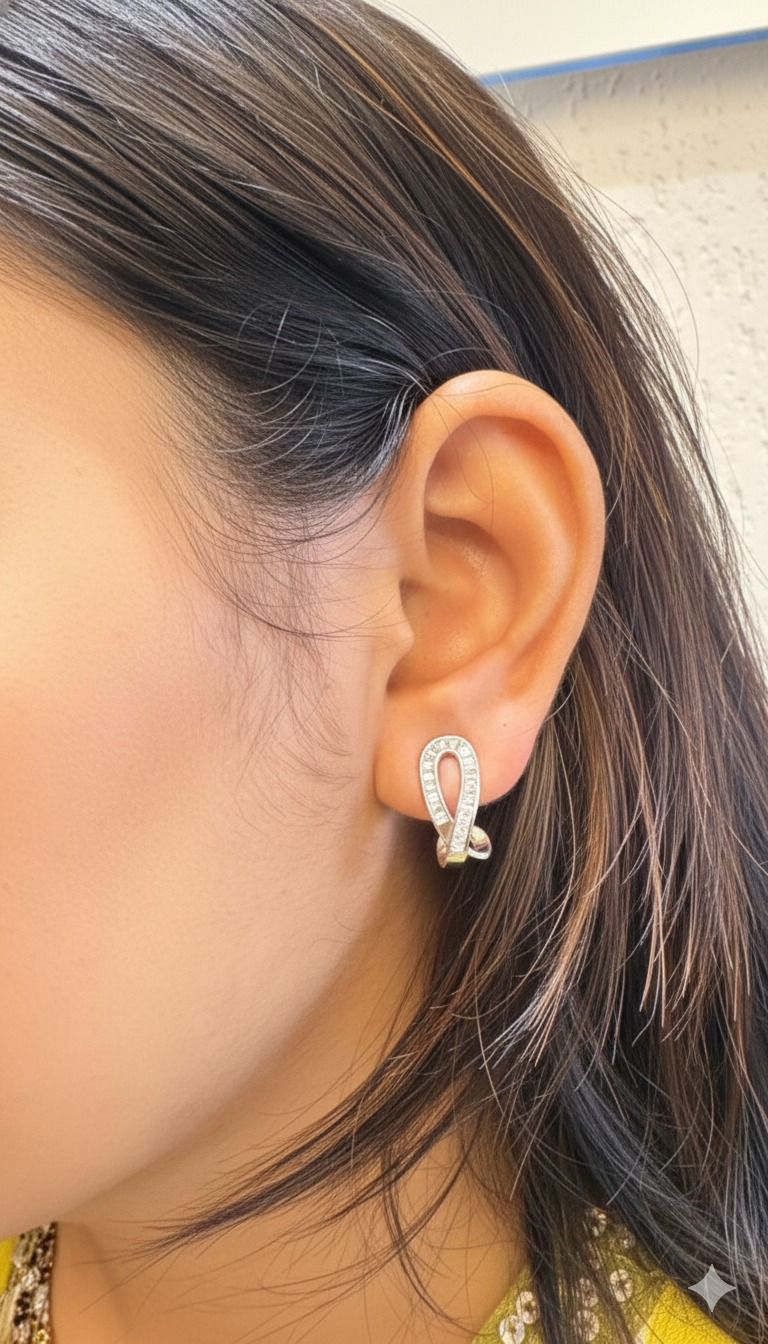 Crystal Curve Earring
