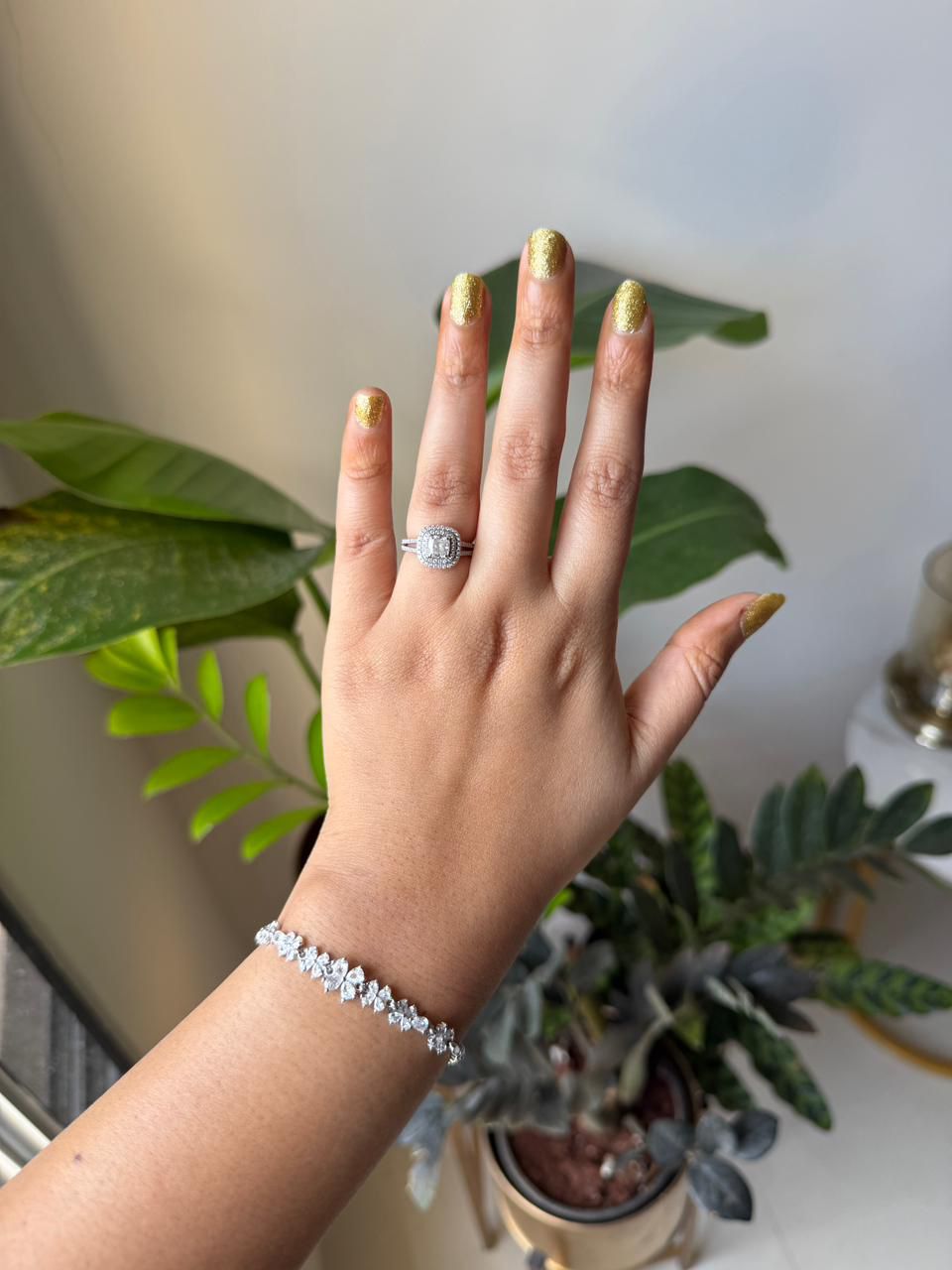 Crystal Petal Bracelet