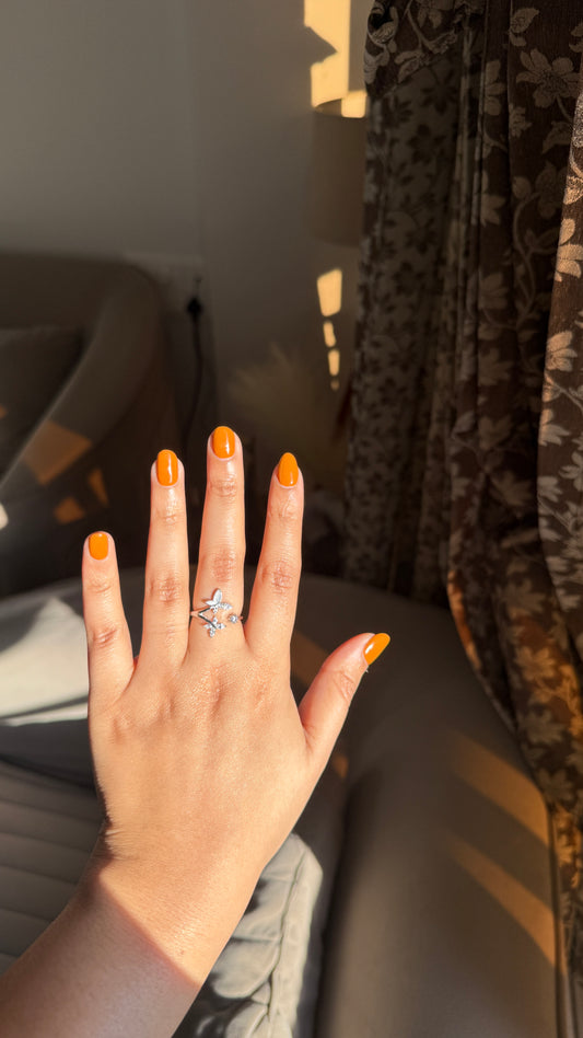 Sparkling Flutter Ring