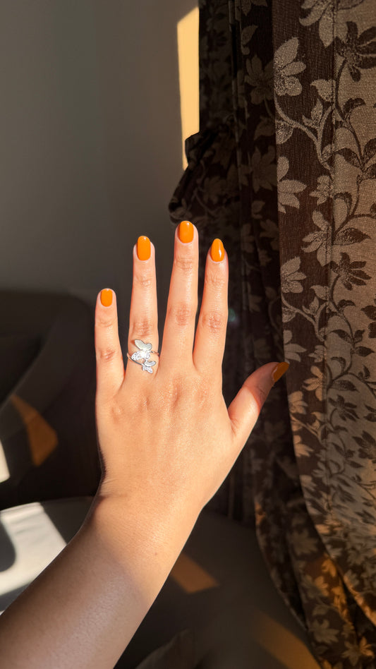 Duo Butterfly Ring