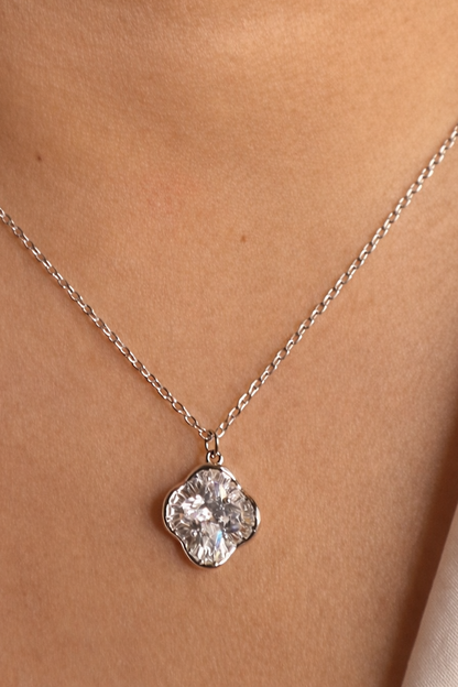 Crystal Cushion Necklace