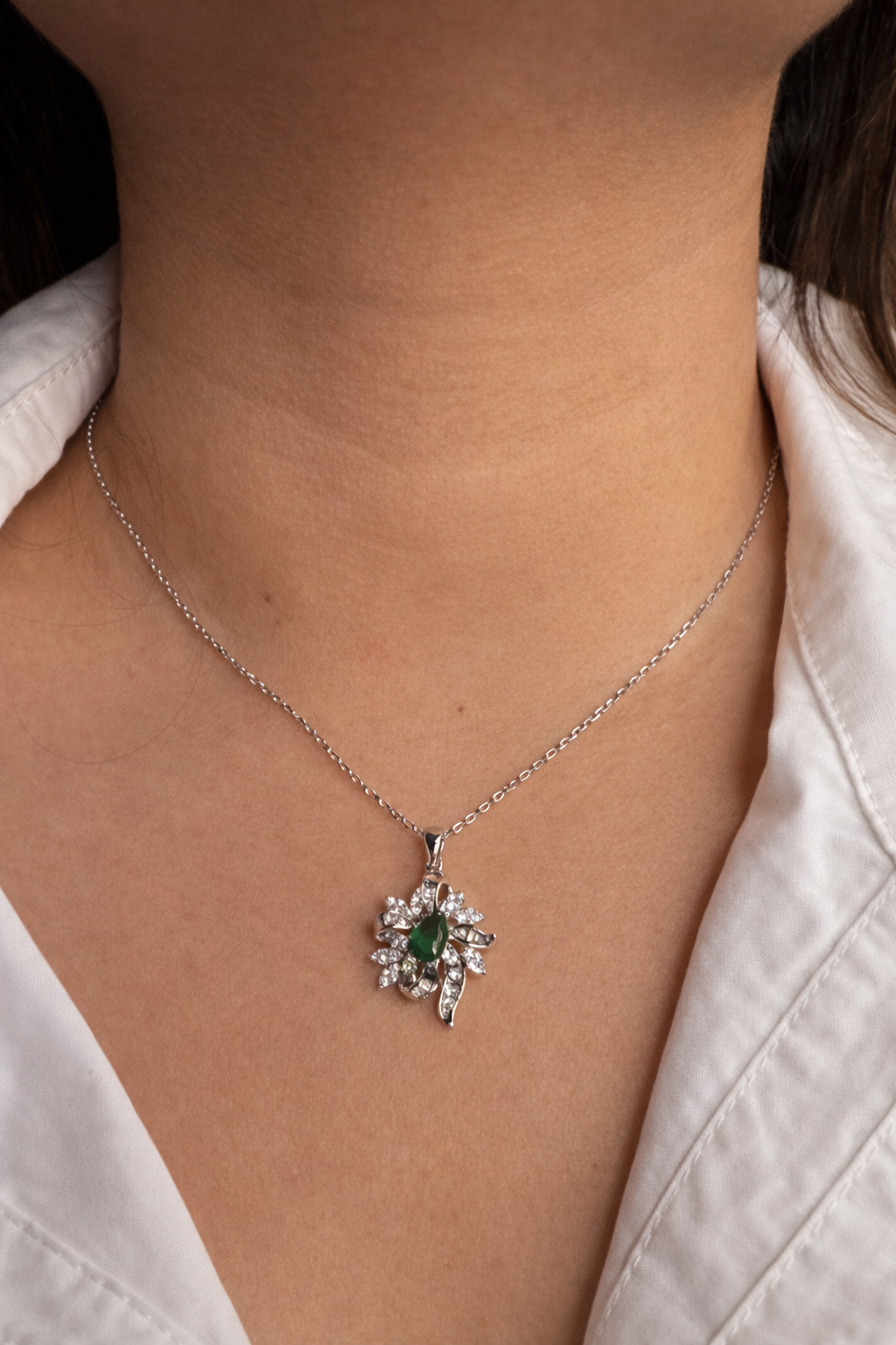 Emerald Bloom Pendant