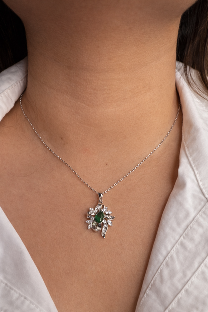 Emerald Bloom Pendant
