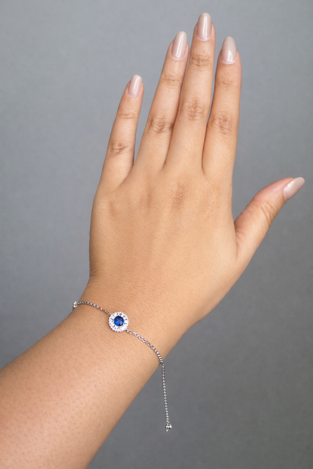 Sapphire Halo Bracelet