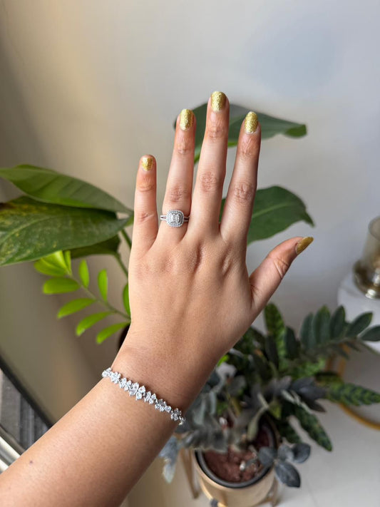 Crystal Petal Bracelet