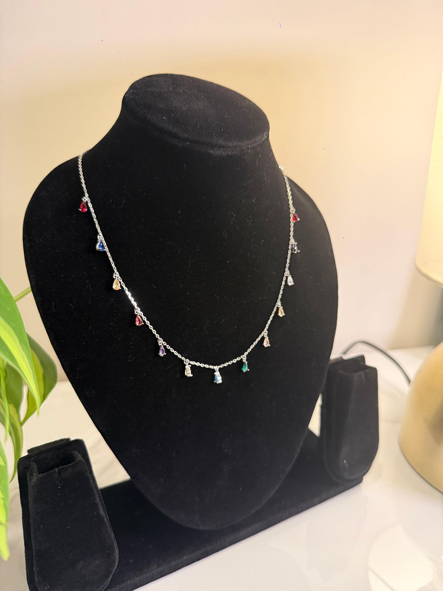 Rainbow Gleam Charm Chain