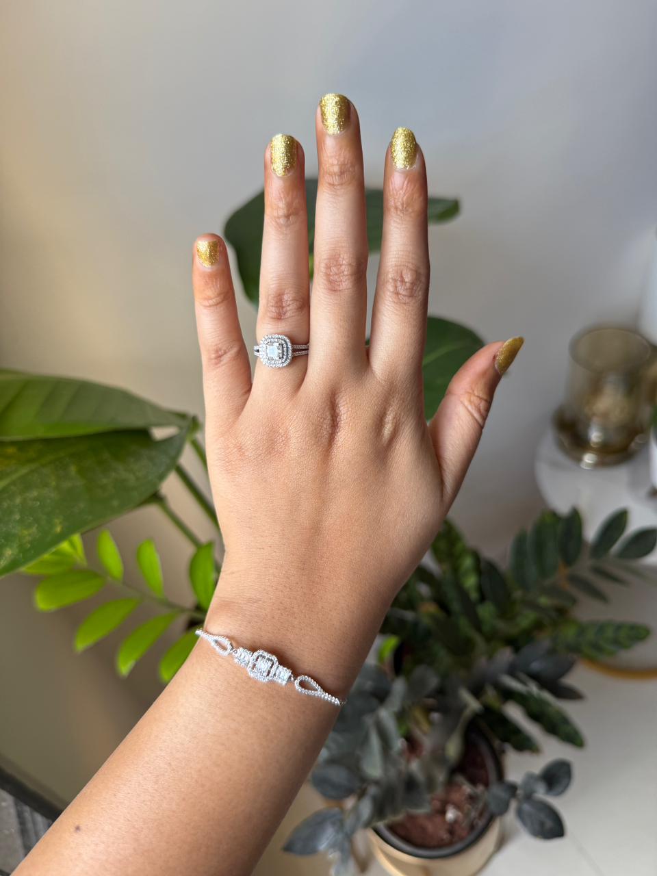 Square on Bridge Bracelet