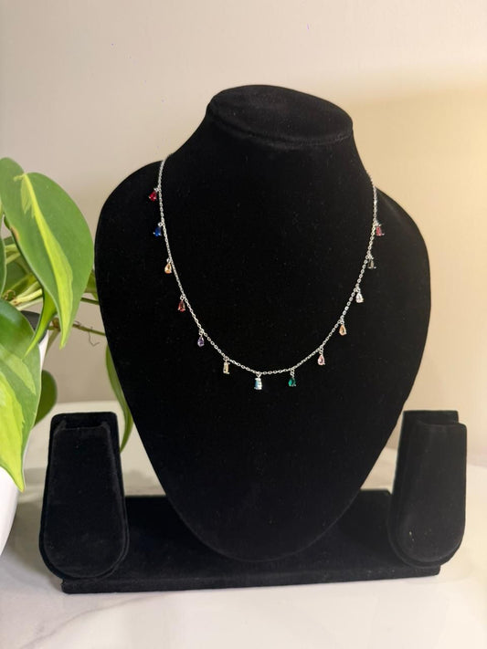 Rainbow Gleam Charm Chain